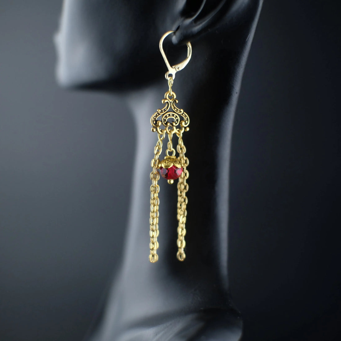 Stories Of Creation {The Red Queen Earrings} Urban Alcatraz ™