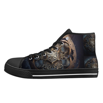 Women's High Top Canvas Shoes Pop