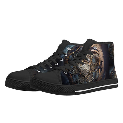 Women's High Top Canvas Shoes Pop