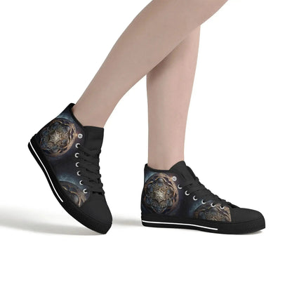 Women's High Top Canvas Shoes Pop