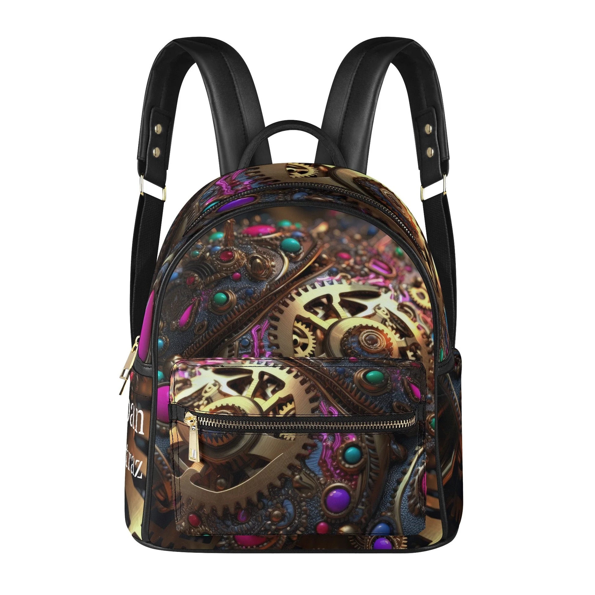 Womens Casual PU Backpack P.Customs